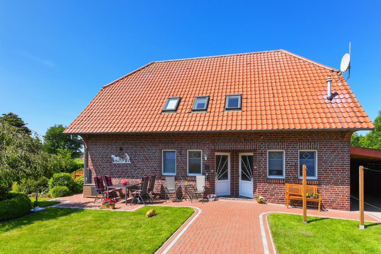 Ferienwohnung Muehlenblick Auf Dem Ferienhof Eschen Moorweg Exteriör bild