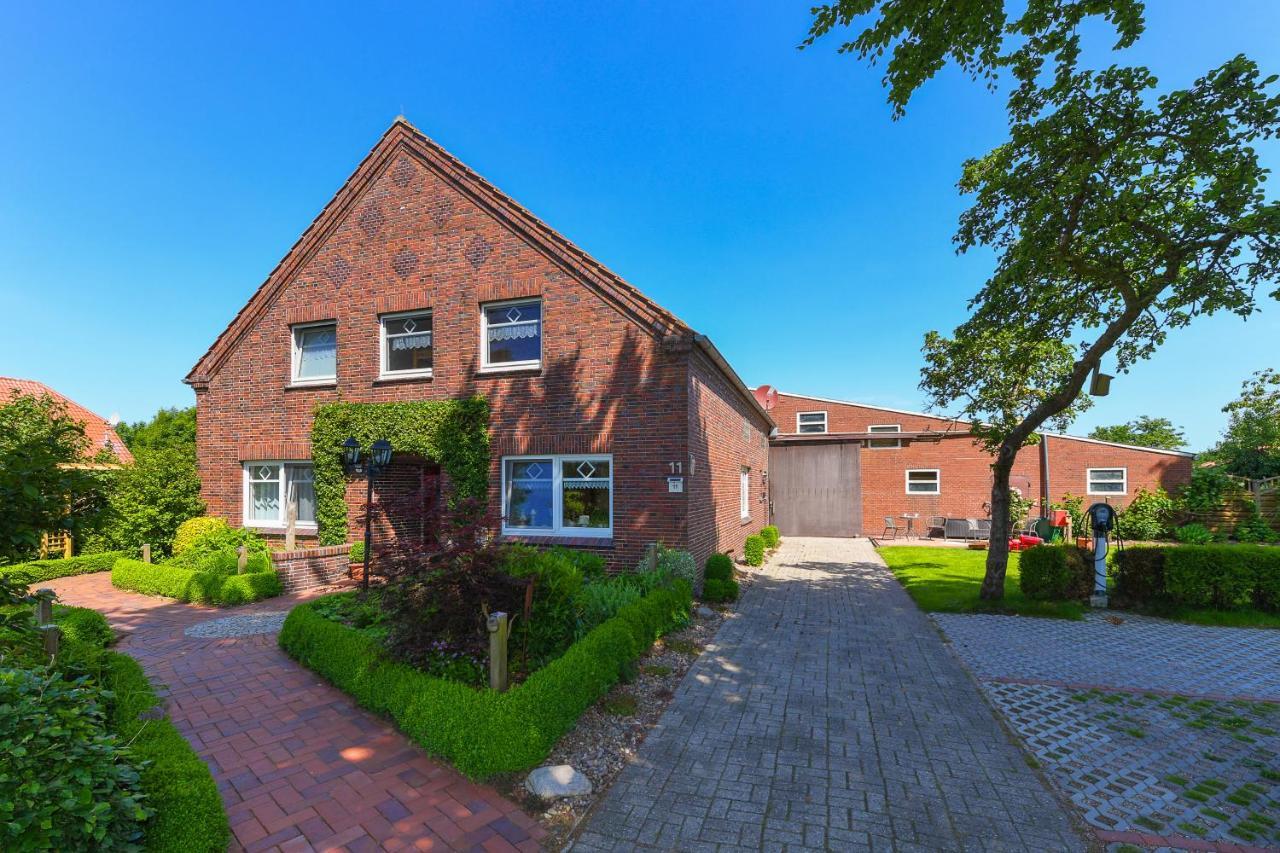 Ferienwohnung Muehlenblick Auf Dem Ferienhof Eschen Moorweg Exteriör bild