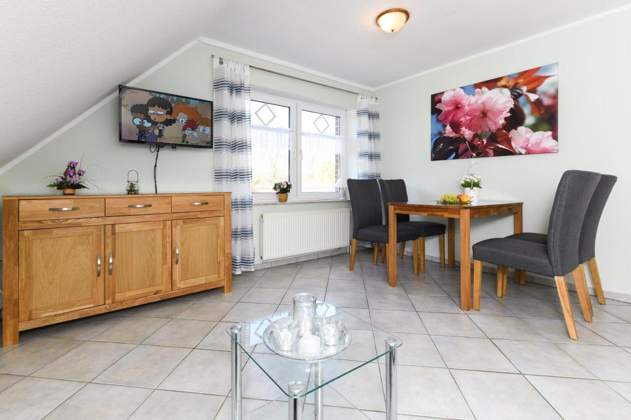Ferienwohnung Muehlenblick Auf Dem Ferienhof Eschen Moorweg Exteriör bild