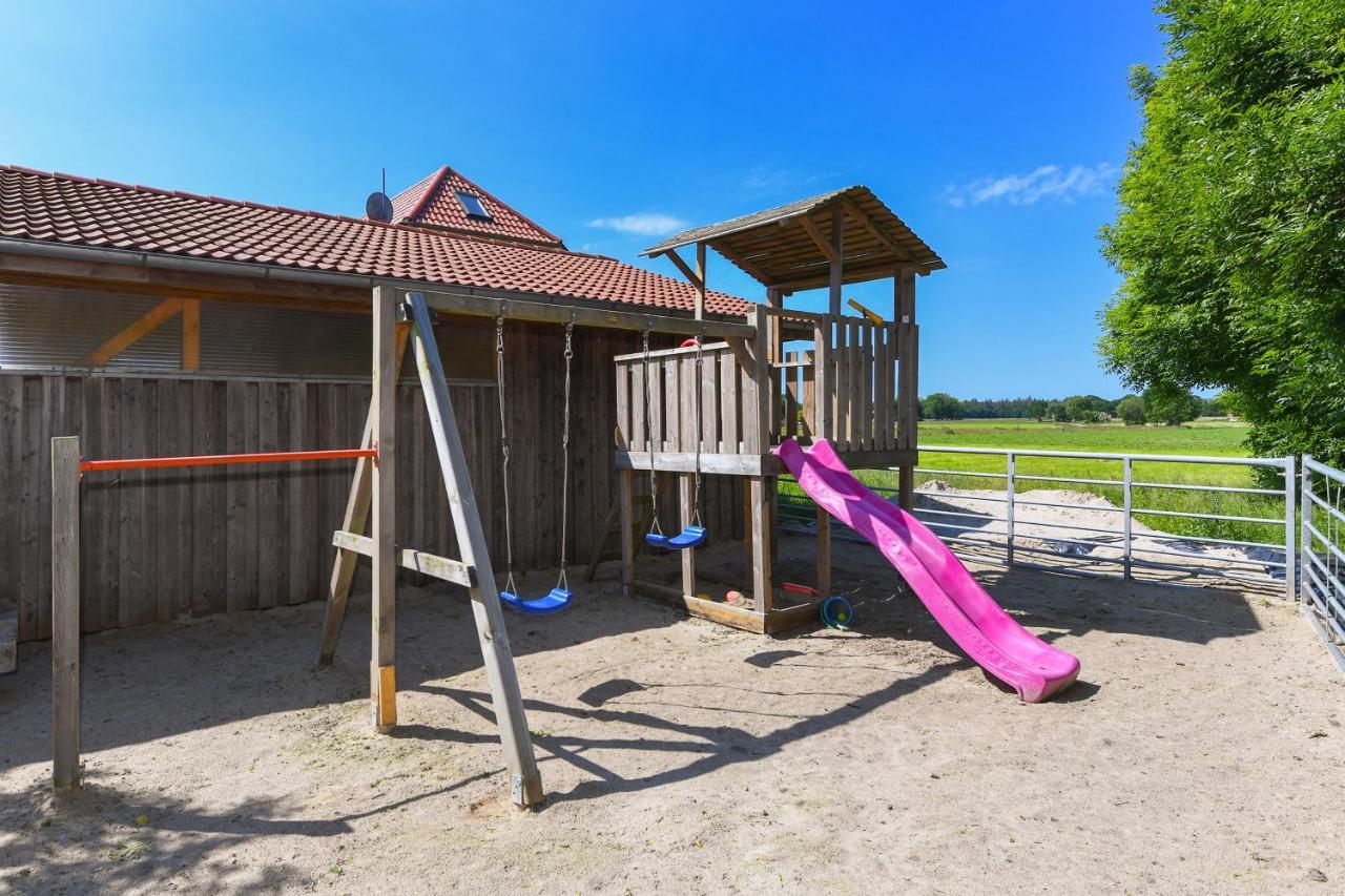 Ferienwohnung Muehlenblick Auf Dem Ferienhof Eschen Moorweg Exteriör bild