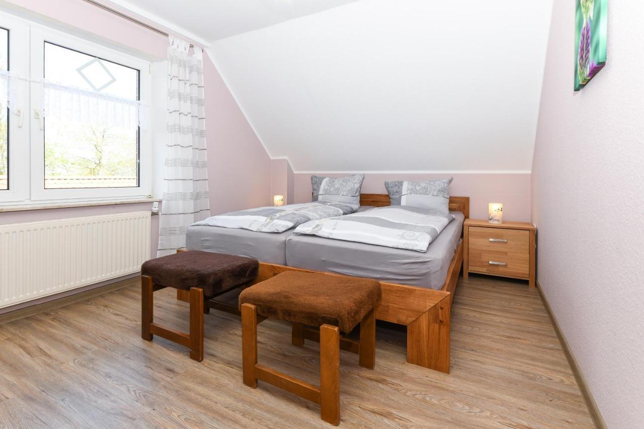 Ferienwohnung Muehlenblick Auf Dem Ferienhof Eschen Moorweg Exteriör bild
